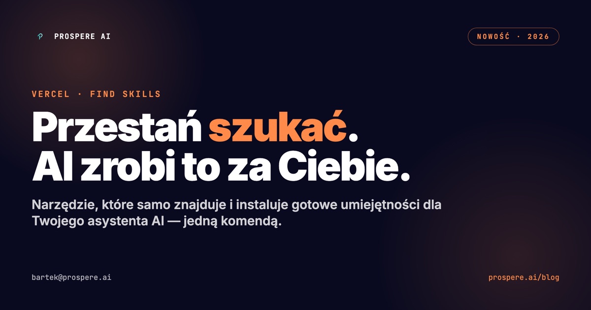 Find Skills: AI, które samo dobiera gotowce do Twojej roboty